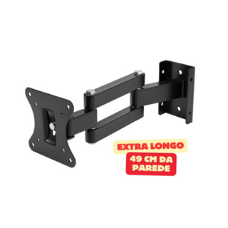 Suporte Tv Articulado Lcd Led Plasma 22 32 40 parede painel kit parafuso brinde em Oferta na Shopee