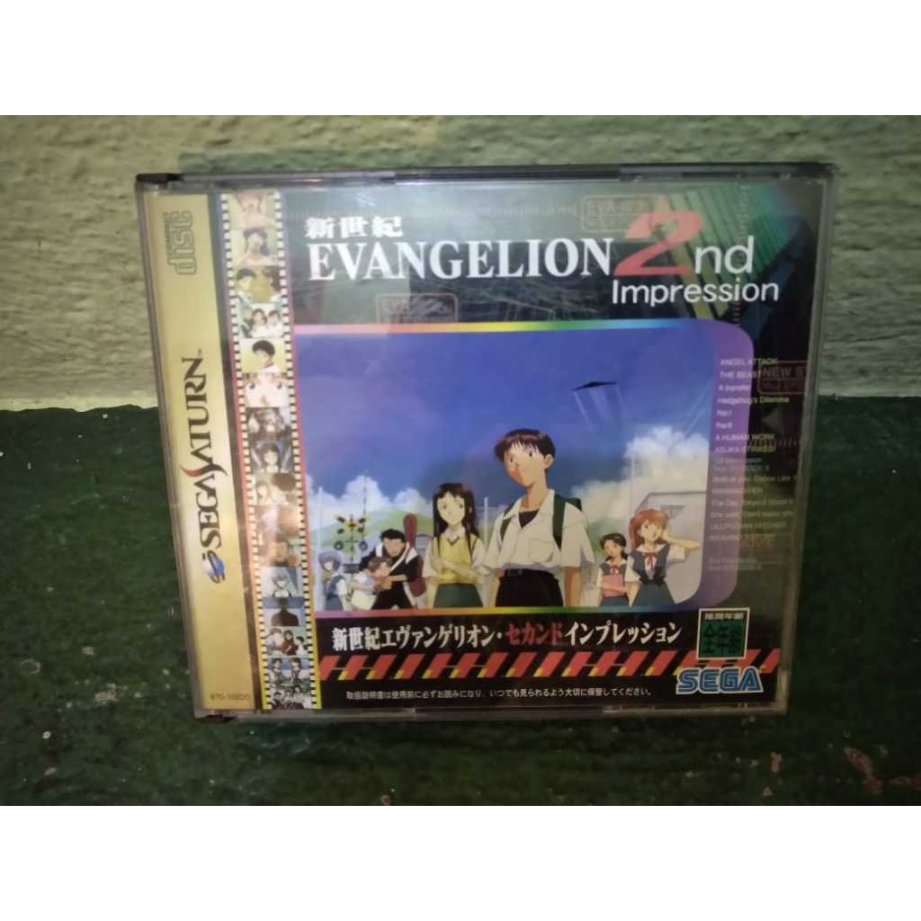 Sega Saturn NEON GENESIS EVANGELION 2nd Original Japonês