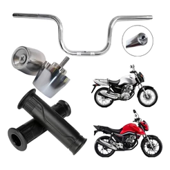 Kit Guidão+manopla Cargo+peso Pcx/cg/fan/titan 125/150/160