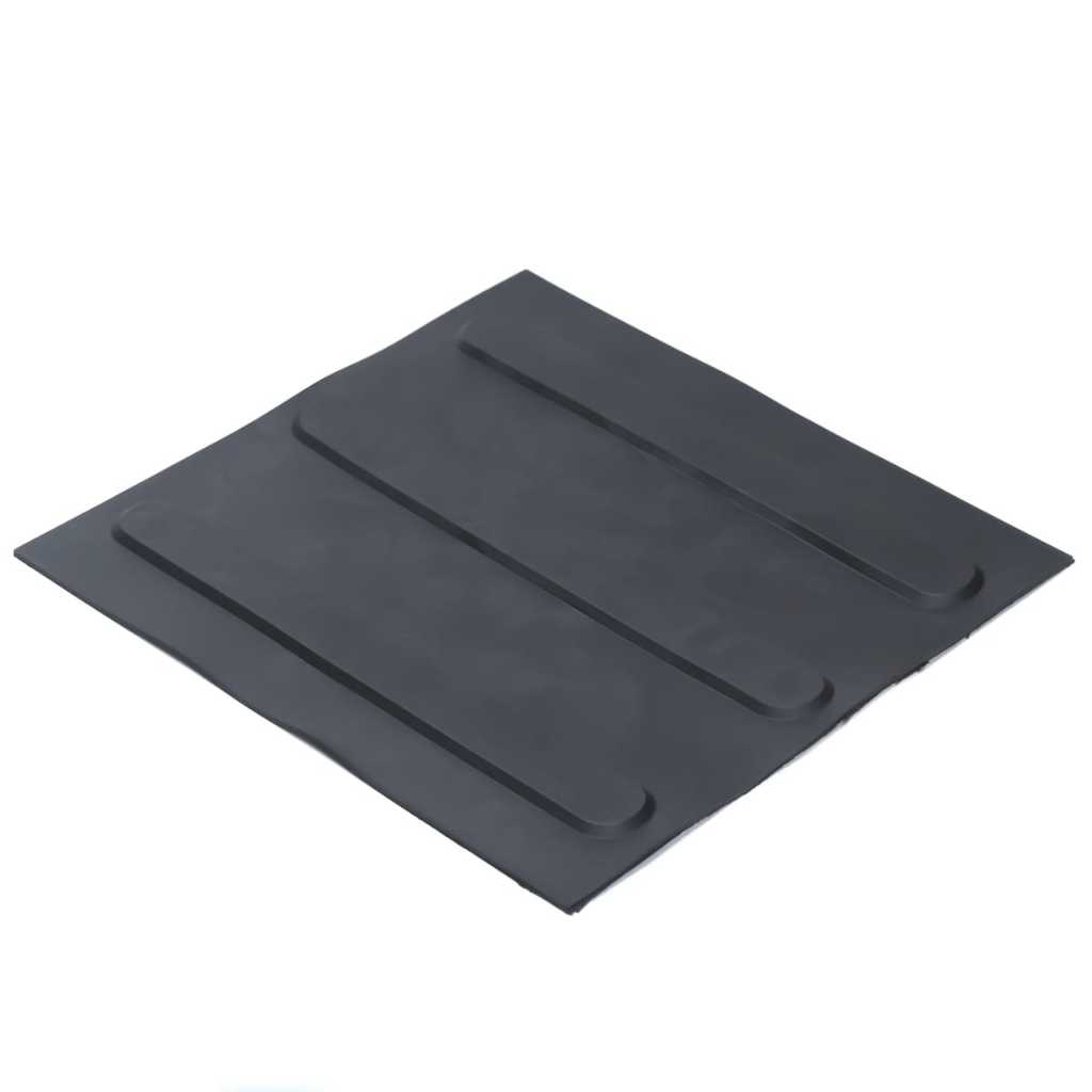 Piso Tátil Alerta E Direcional 25x25 Pvc Borracha Kit 10 Pçs