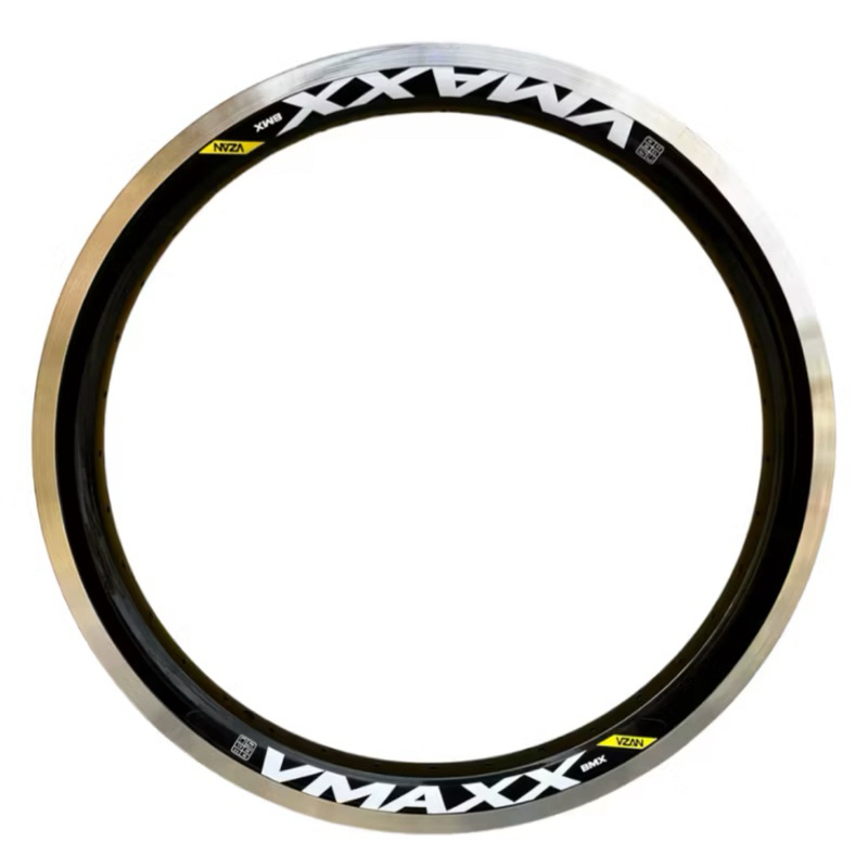 Kit Aro 20 PAR Vzan Aero Vmaxx LT DH V-BRAKE 36 Furos apenas aro ou roda montada preta
