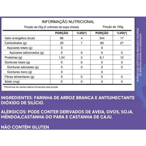 Farinha de Arroz Gods Cream Of Rice 1Kg CHOCOLATE BELGA - Canibal Inc