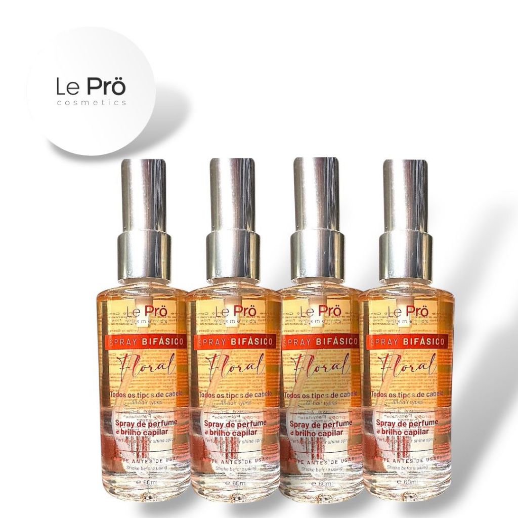 Perfume capilar Spray Bifásico Floral Brilho e Perfume – Le Prö Cosmetics
