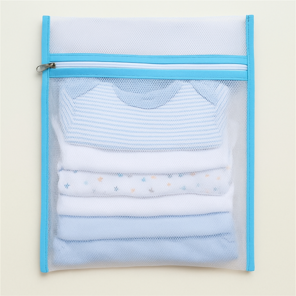 Kit 6 Saquinhos Organizadores de Roupas para Bebê de Maternidade Mala e Viagem de Filó 30x35 em Oferta na Shopee