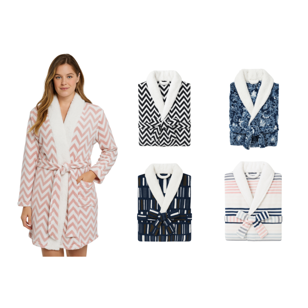 Roupão Plush Microfibra Adulto Extra Macio Unissex Várias Cores Tamanho Único