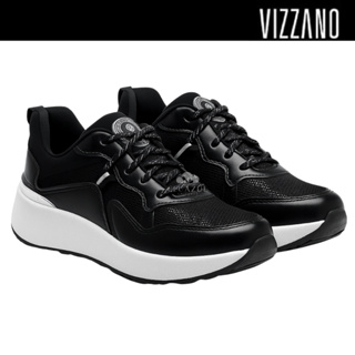 Tênis Feminino Vizzano Chunky Detalhe Prata Casual Conforto Solado EVA Macio em Oferta na Shopee