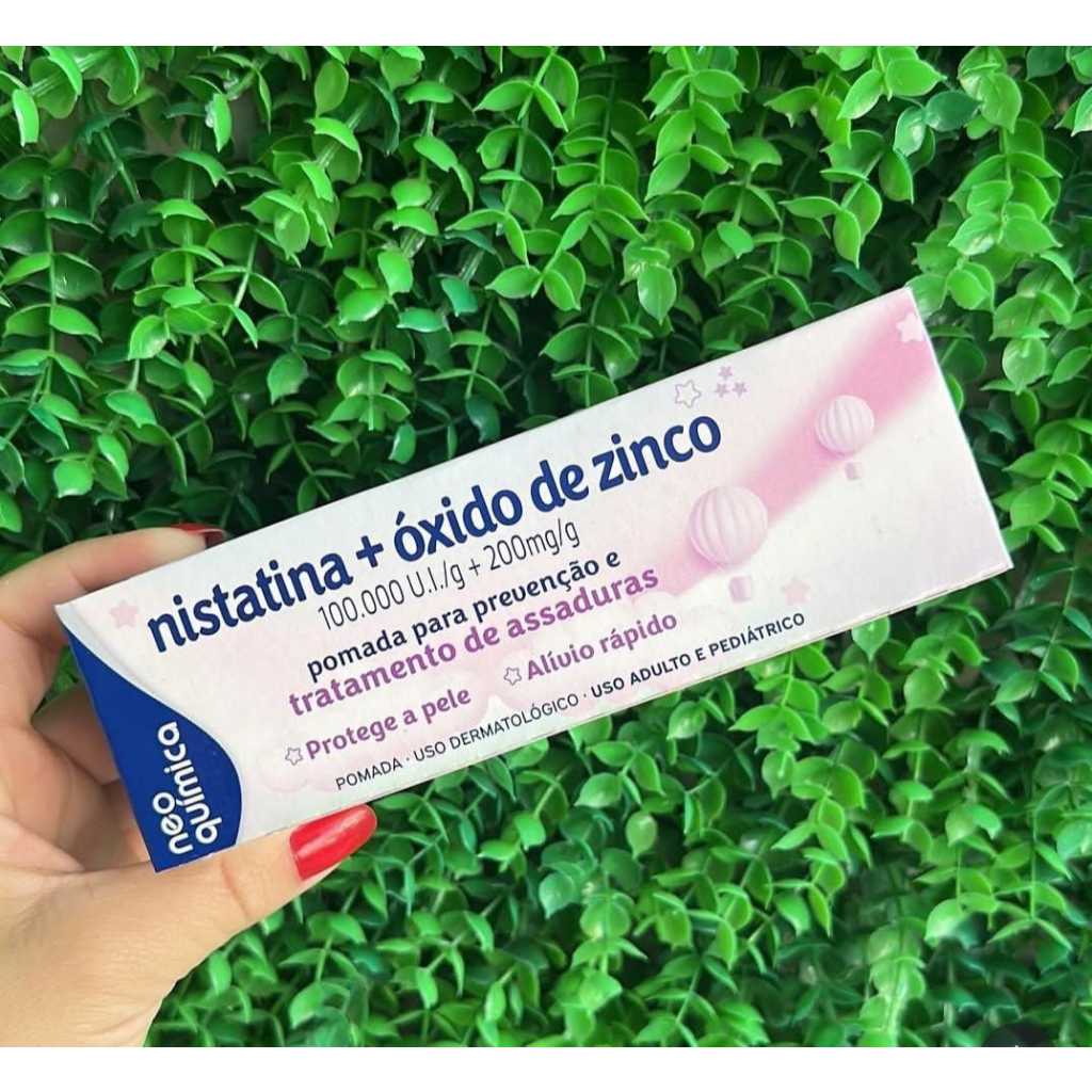 Nistatina + Óxido de Zinco Neo Química 60g Pomada ...