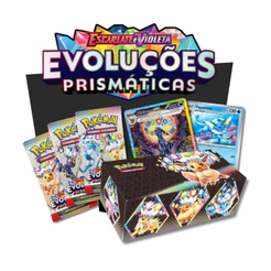 Kit de Cartas Avulsas Pokémon Evoluções Prismáticas com até 50 cartas a escolha