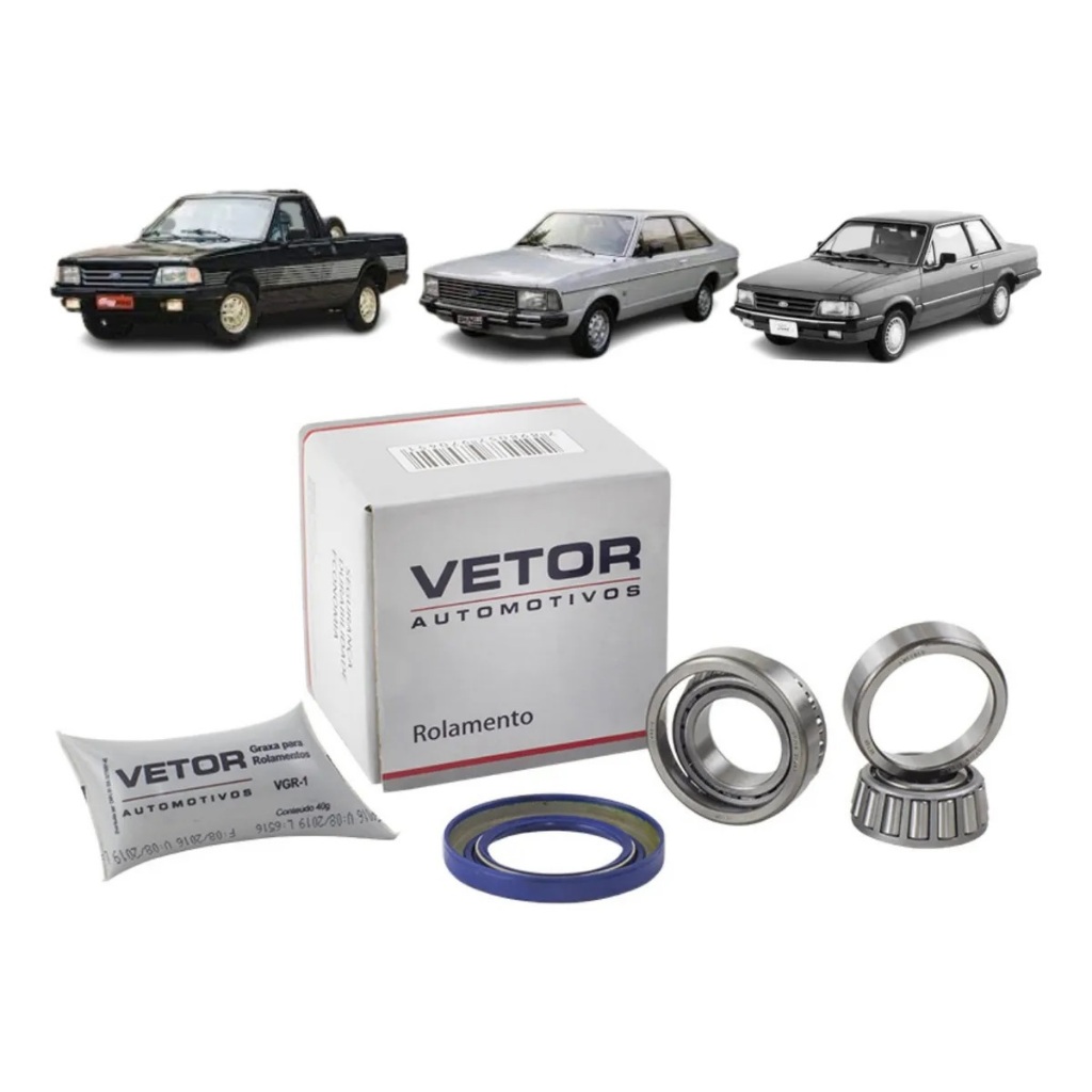 Kit Rolamento Roda Traseira Ford Corcel Bl Ii Del Rey Pampa Produto com garantia