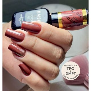 Esmalte Em Gel Kaisa Marrom No.046 Luxo 12ml Color Gel Polish Original Uso Profissional em Oferta na Shopee