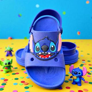 Papete Infantil Stitch menino Azul – Sandália Babuche Leve, Divertida e Antiderrapante em Oferta na Shopee
