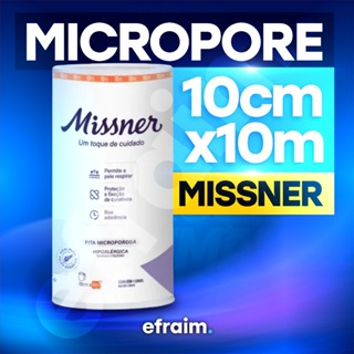 Micropore Branco 10cm X 10m - Missner em Oferta na Shopee
