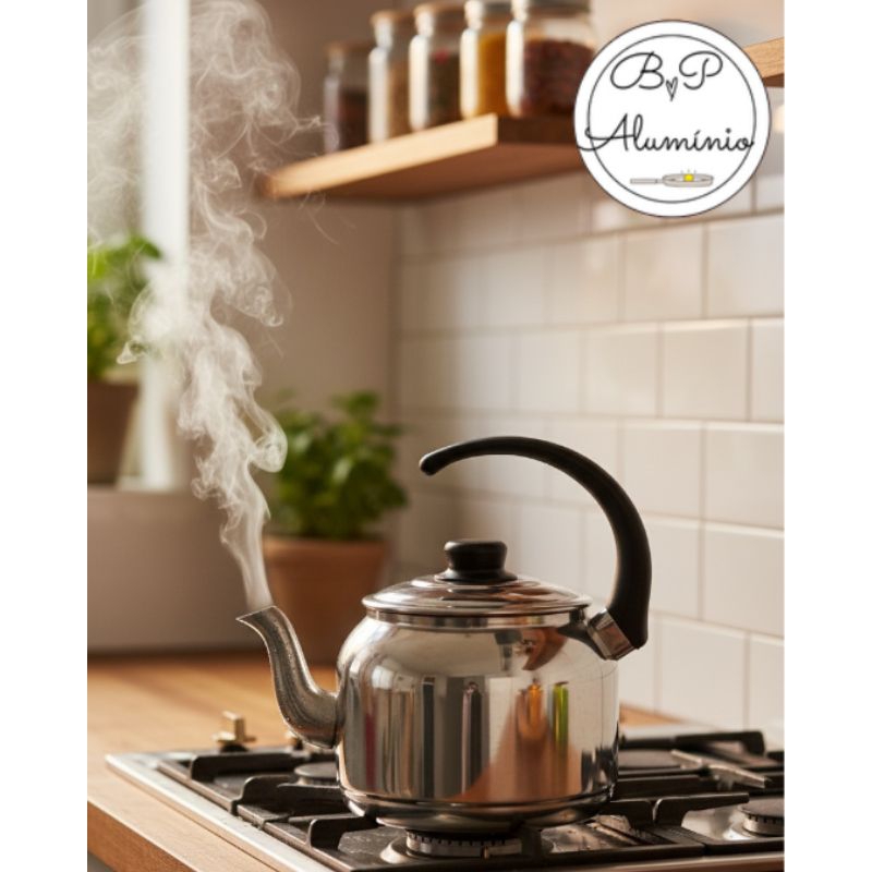 Chaleira, chá, fervedor de água