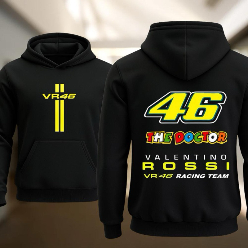 Blusa De Frio Moto GP VR46 Moletom Masculino Rossi