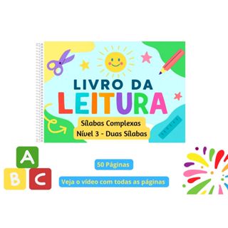 Apostila de Atividades Silabas Complexas  (duas Sílabas) Nível 3 Alfabetização Grafismos Fonético em Oferta na Shopee