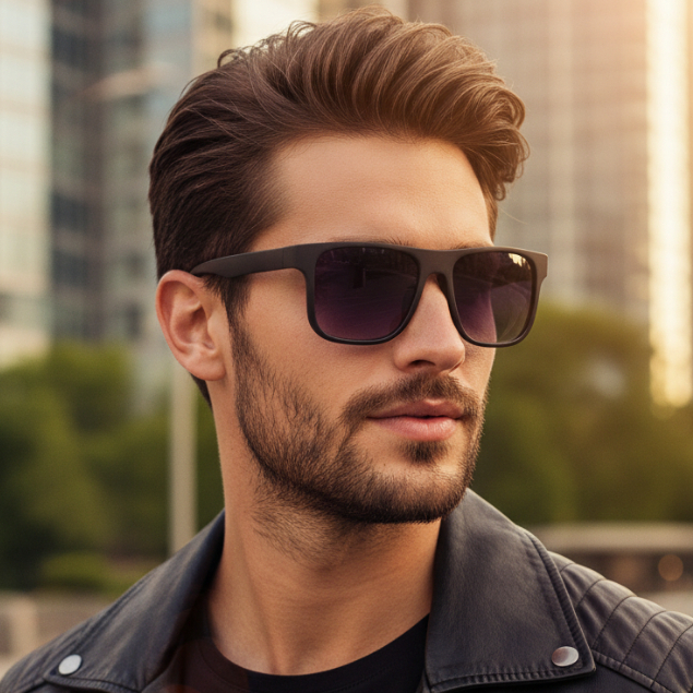 Óculos de Sol Quadrado Polarizado Premium Classico Oldmoney Vintage Uv400 Masculino Feminino