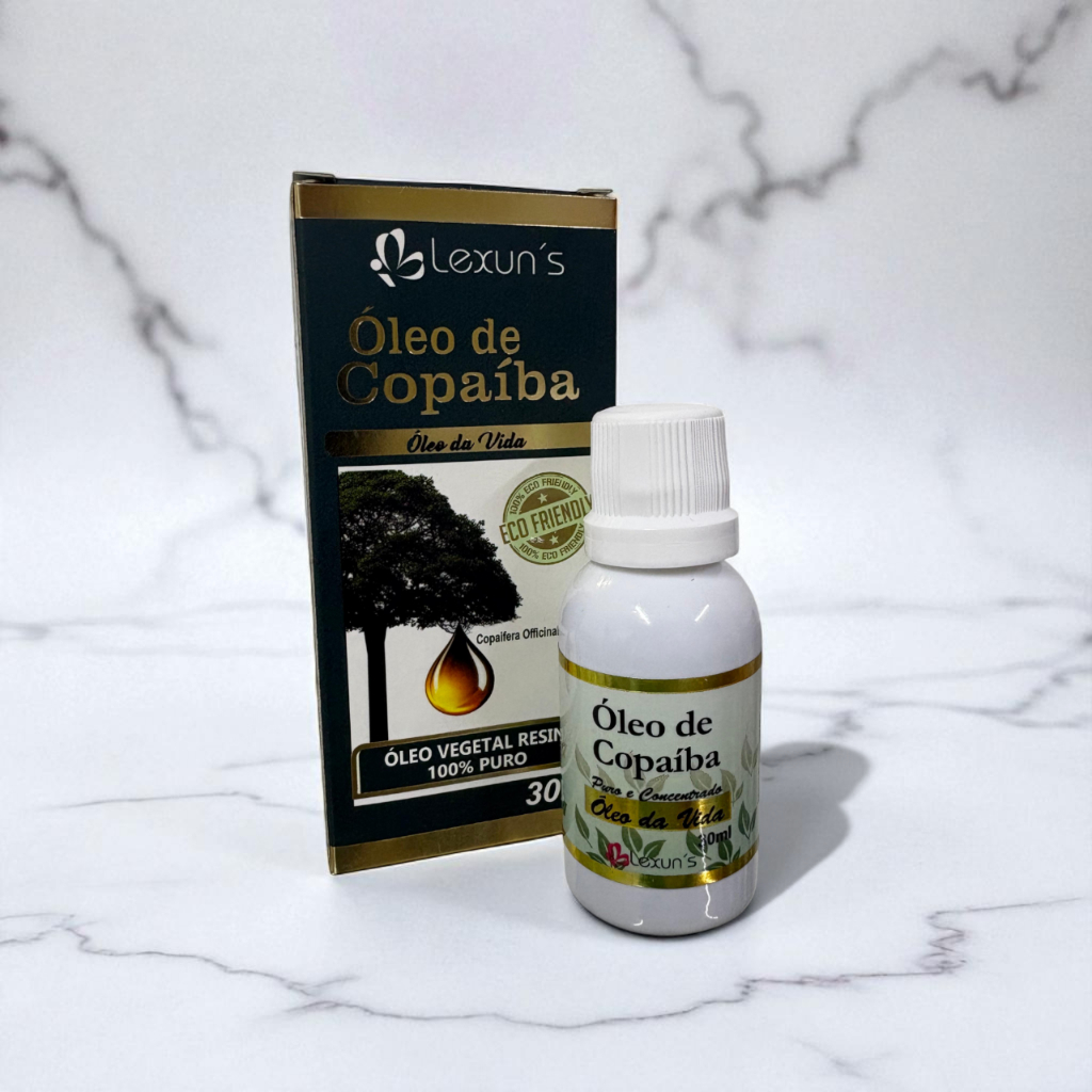 Óleo de Copaíba Vegetal 100% Puro 30ml em Oferta na Shopee