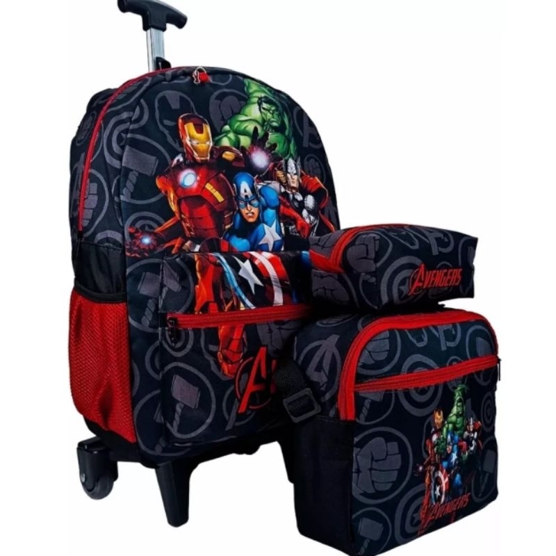 Kit Mochila Rodinha Vingadores: Onde Comprar | BuscaProdutos