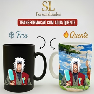 Caneca Magica Naruto e Jiraiya em Oferta na Shopee