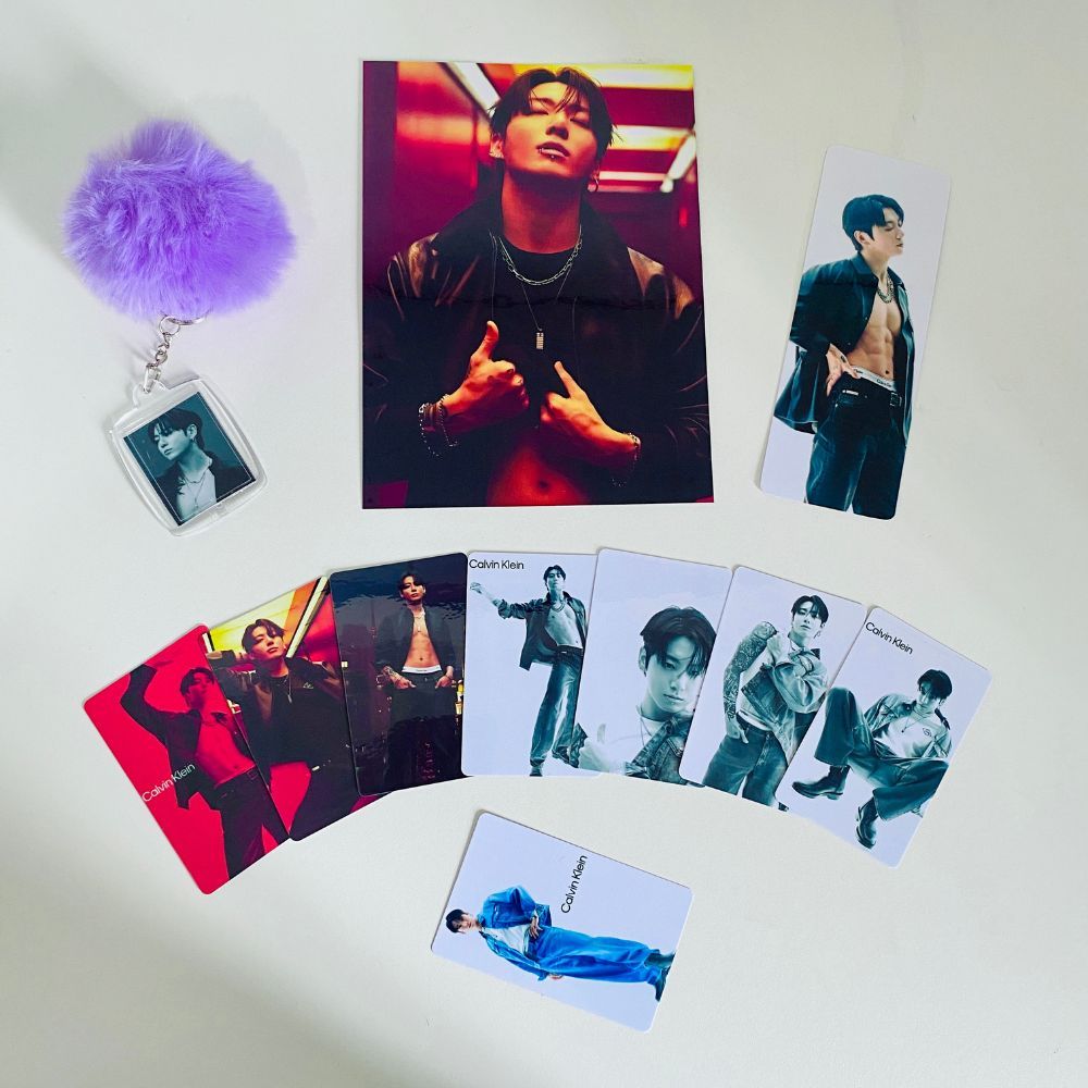 Kit Fã Jungkook - CK | JK BTS Presenteável | Photocards e Itens Exclusivos