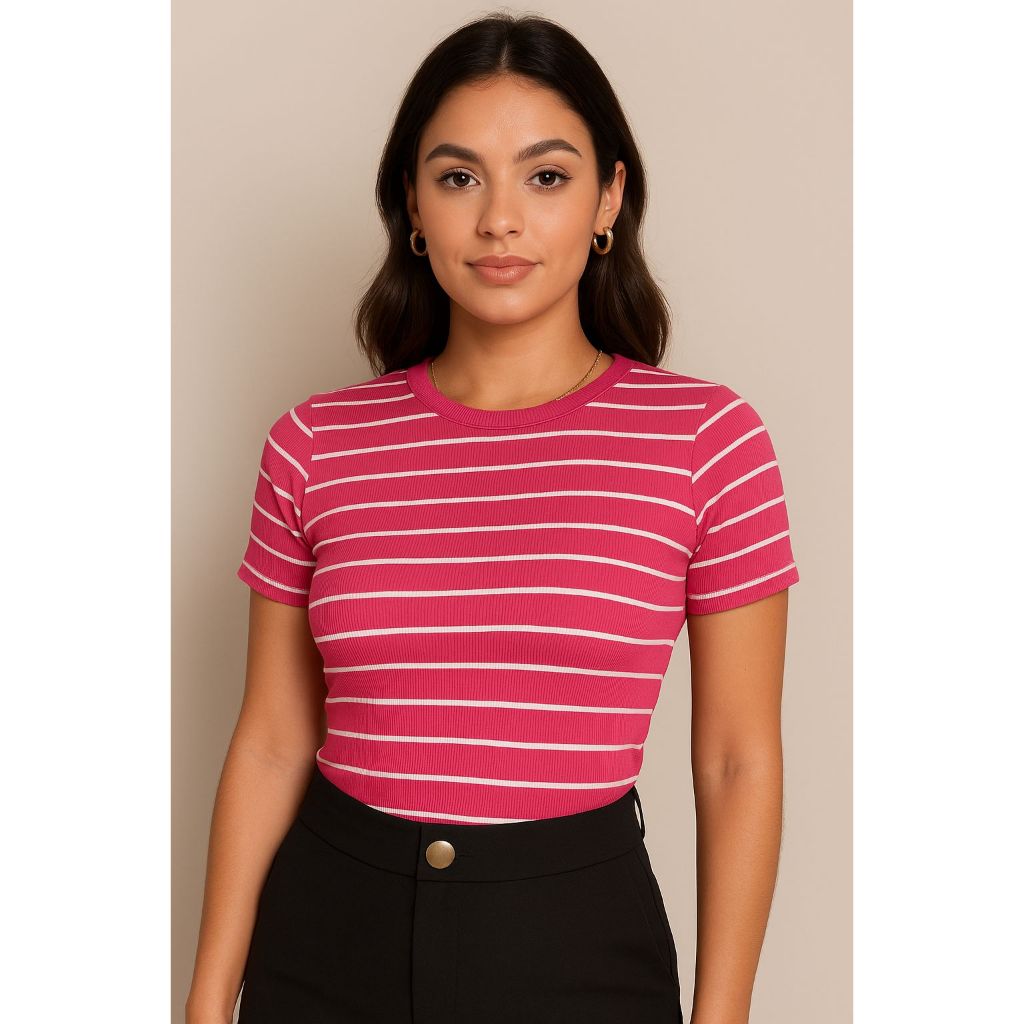 BABY LOOK CANELADA FEMININA JUVENIL BLUSA JUSTINHA ESTILO CROPPED, MODA ADOLESCENTE, CO
