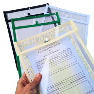 Porta Certidão de Nascimento Pasta Plastificada para Documentos Personalizada em Oferta na Shopee