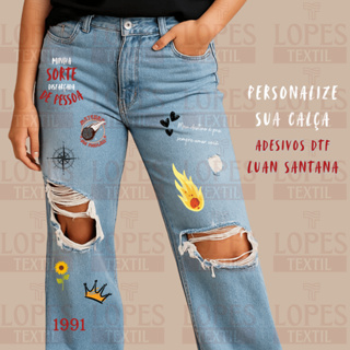 Adesivo DTF Luan Santana Registro Histórico | Termocolante Calça Jaqueta Camisa Pronto para Estampar em Oferta na Shopee