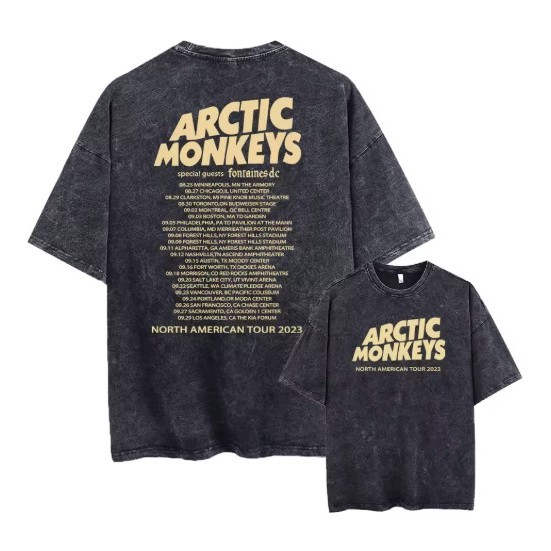 Camiseta Arctic Monkeys Arctic Tour – Look Streetwear Rock Casual Moderna e Confortável
