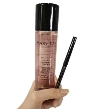 Dupla perfeita mary kay demaquilante e lápis retrátil para olhos a prova d'água