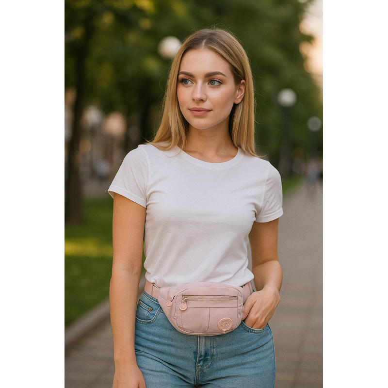 Pochete nylon feminina, casual e muito prática e versátil