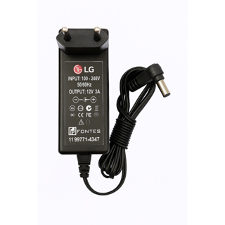 Fonte Compatível para Monitor LG 12v LCD Led Flatron W1643c W1943c E1950 P/ Todos Modelo 12v em Oferta na Shopee