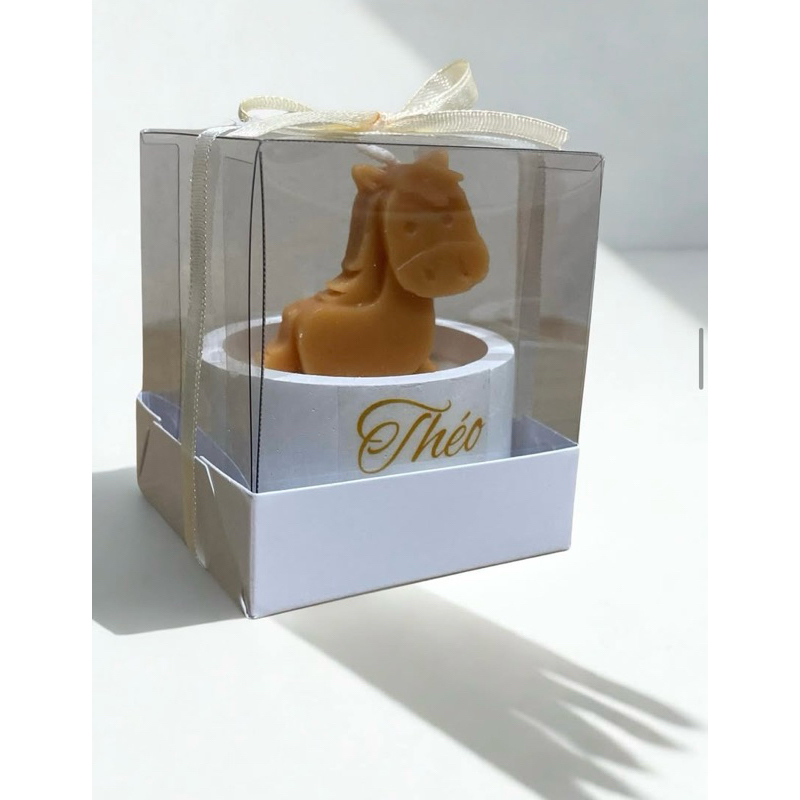 Lembrancinha Personalizada, Kit 10,15,20 e 30 Vela Cavalinho para aniversário, chá de bebê e outros
