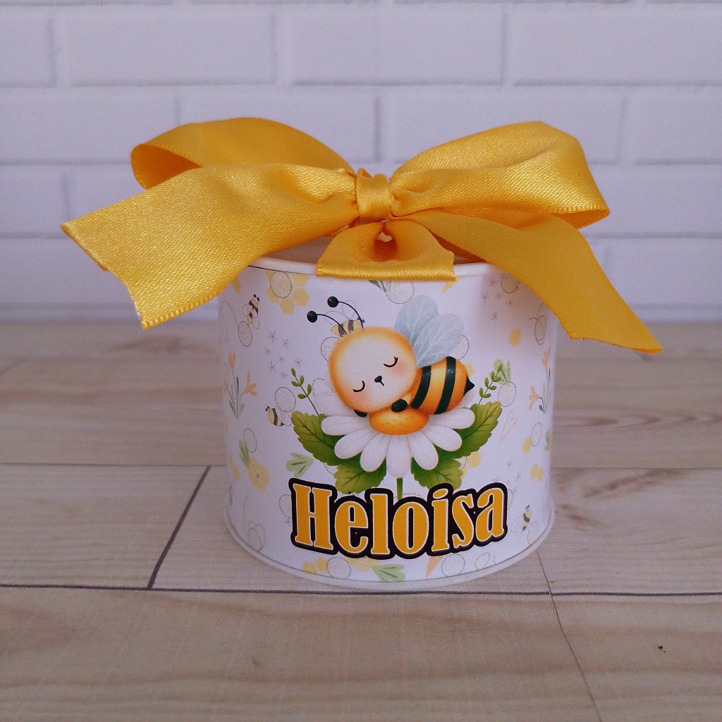 Kit Tubolata Personalizada (5X6) ABELHINHA - Aniversário - Batizado - Lembrancinha - Chá de Bebê