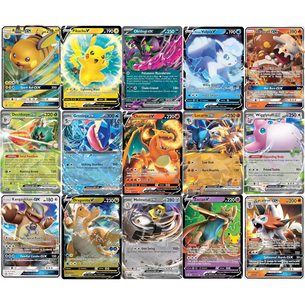 100 Cartas Pokémon 10 Brilhantes e 2 Ultra Raras Nenhuma Repetida Originais Pokémon Português em Oferta na Shopee