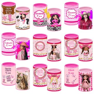 Cofrinho Personalizados Ana Castela Cofre Boiadeira Lembrancinha Festa Aniversário Menina Cavalo em Oferta na Shopee