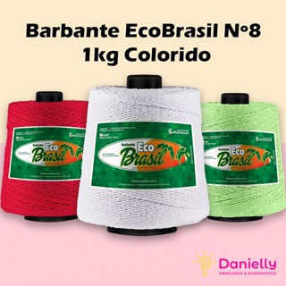 Barbante Soberano EcoBrasil Nº8 1kg – Crochê, Tapete e Artesanato em Oferta na Shopee