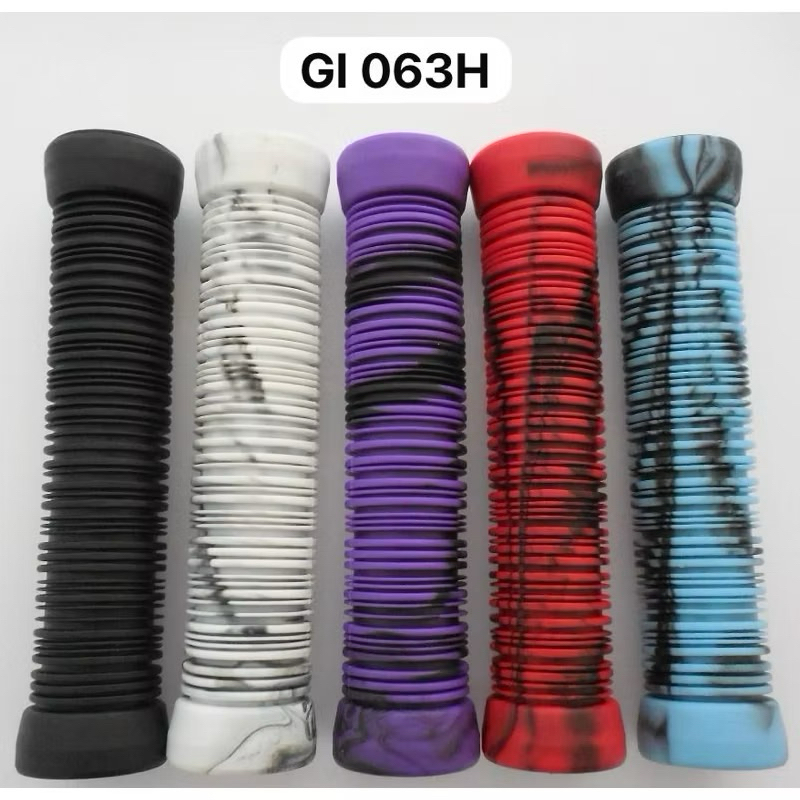 Manopla Punho Gios 2025 EXTRA MACIA 150mm SEM FLANGE Mtb Dh Freeride Preto, Azul, Vermelho, Roxa e Branco