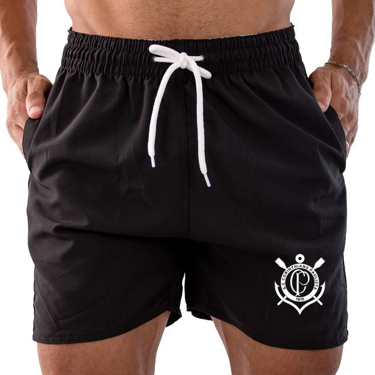 Bermuda Gaviões Da Fiel Tactel , Ideal Para Treinos ,Academia, Corrida, Torcida Organizada Short Praia