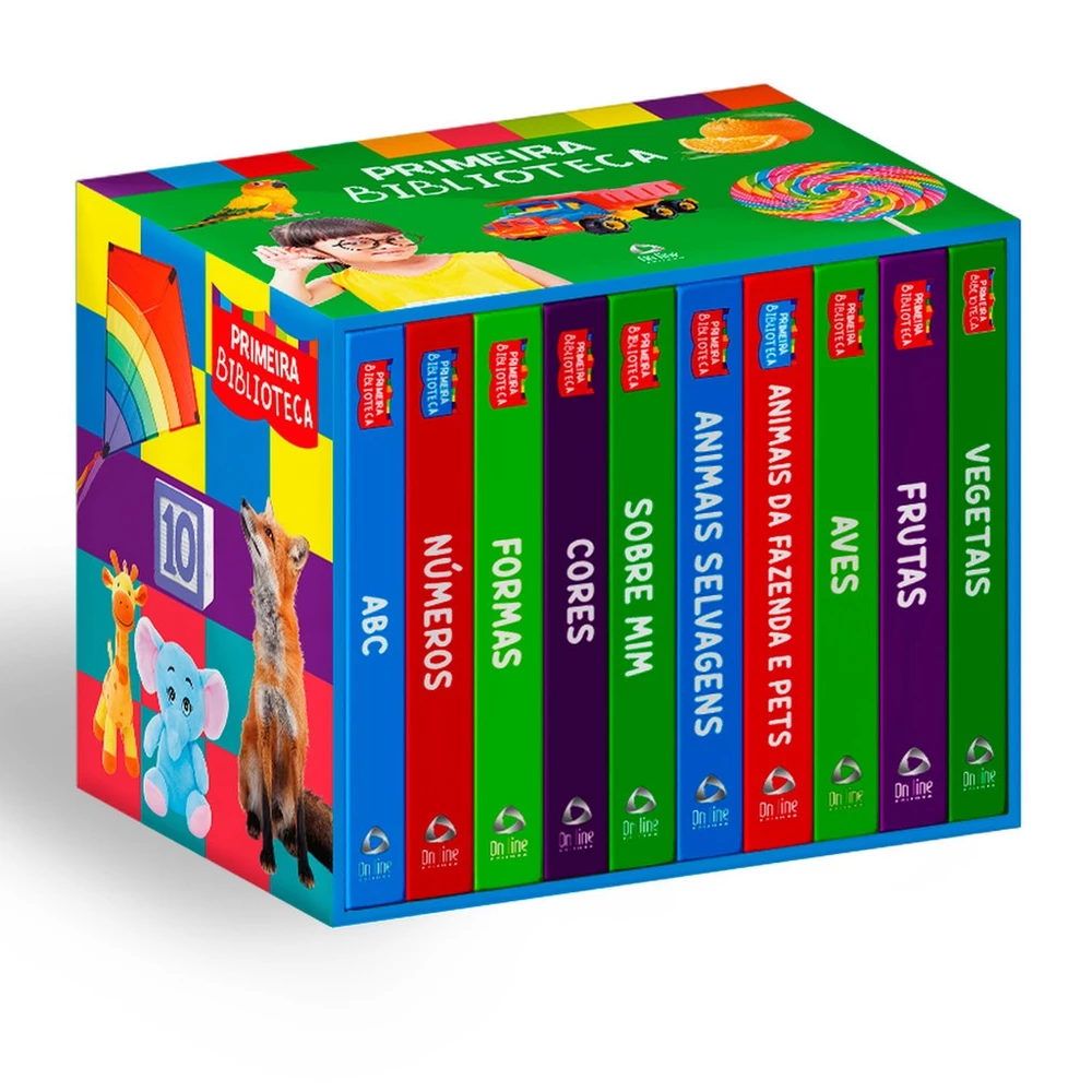 Coleção Primeira Biblioteca - Box com 10 Livrinhos