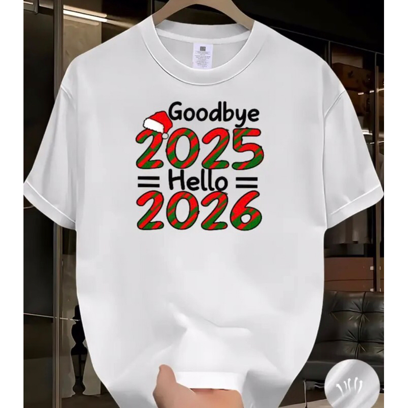 Camisa Camiseta Unissex 25 Hello 26 Super Lançamento Confortável Estilosa Perfeita Para Final De Ano 100% Algodão