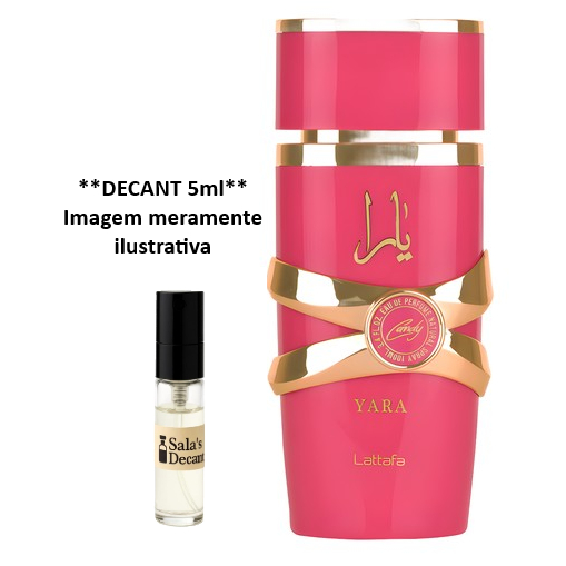Yara Candy Lattafa perfume fragrância feminina mulher doce gourmand bala cremoso