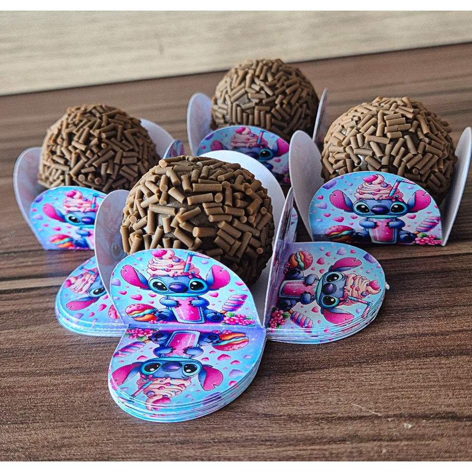 50 Forminha Stitch para Docinhos – Festa Infantil Aniversário em Oferta na Shopee