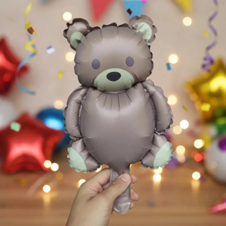 10 Mini Balão Metalizado Urso Bear 26cm Festa Decoração Enfeite - C90968 em Oferta na Shopee