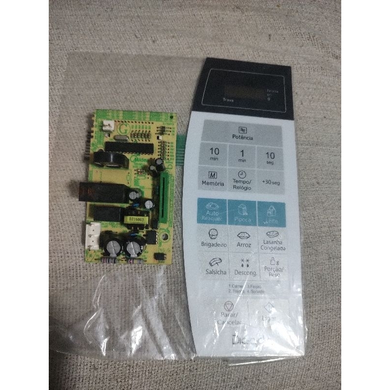placa mais membrana do Panasonic NN-ST252 bivolt