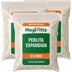Perlita Expandida Adubo Orgânico Substrato para Plantio Germinação e Cultivo