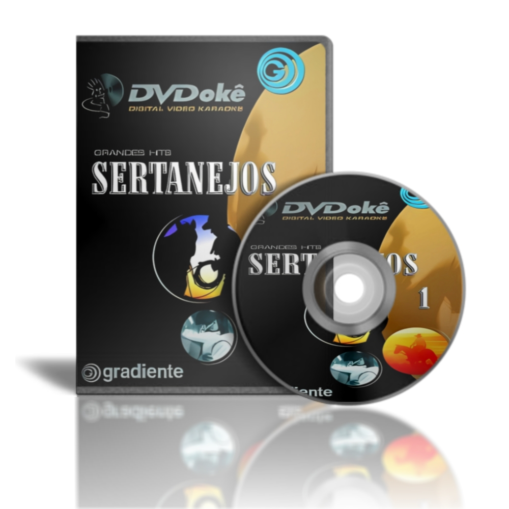 DVD KARAOKE -  DVDokê Gradiente - Sertanejos (Volume 01)