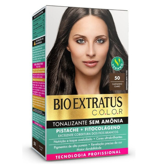 BIO EXTRATUS TONALIZANTE  N 50   135g (CASTANHO CLARO) em Oferta na Shopee