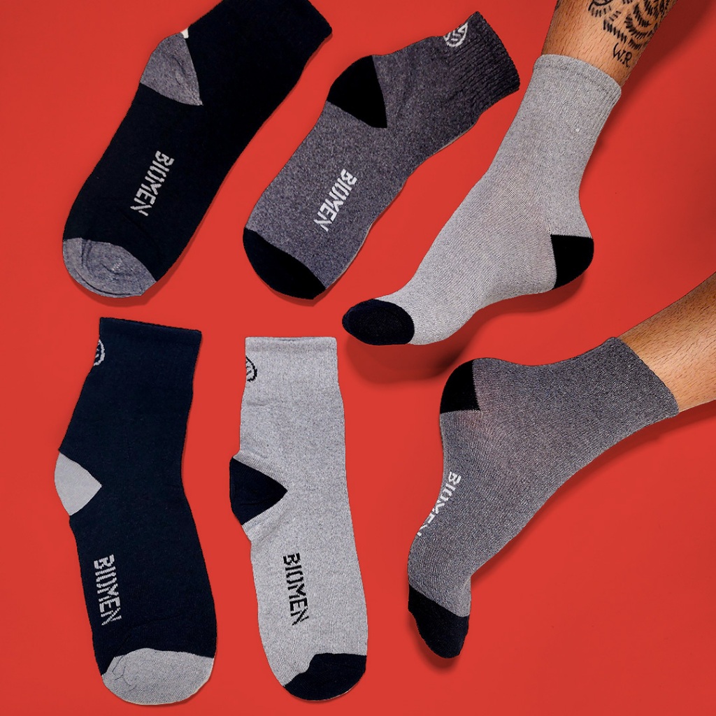 Meias Cano Alto Longo Unissex Kit de 6 a 24 Pares – Cores Sortidas e Alta Qualidade