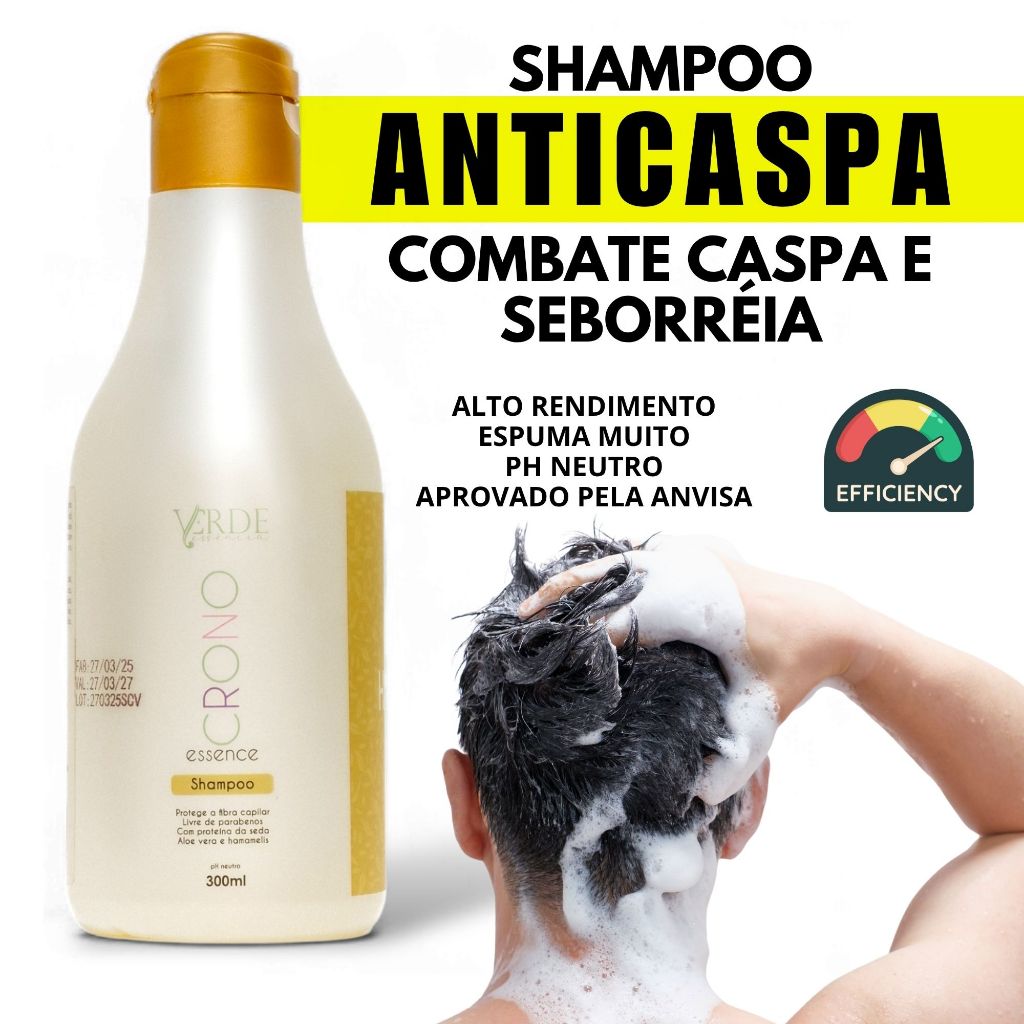 Shampoo Anticaspa Seborreia Coceiras Controla Oleosidade No Couro Cabeludo Limpeza Profunda Homem em Oferta na Shopee