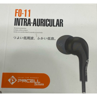 fone de ouvido, fone PMCELL, FO11, fone intra auricular, fone com graves, fone slim, headset cabo, fone barato bom